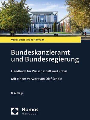 cover image of Bundeskanzleramt und Bundesregierung